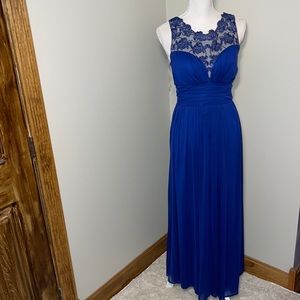 Royal blue dress